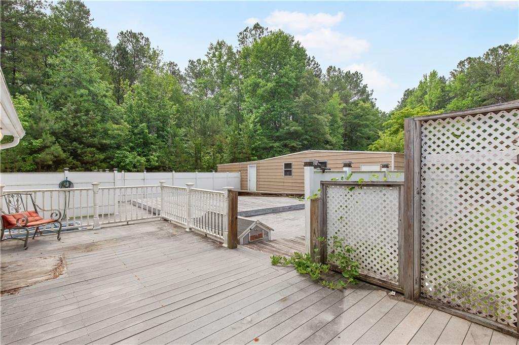 294 Birch Road Franklin, GA 30217 - Photo 20 of 30 a view of outdoor space with wooden deck