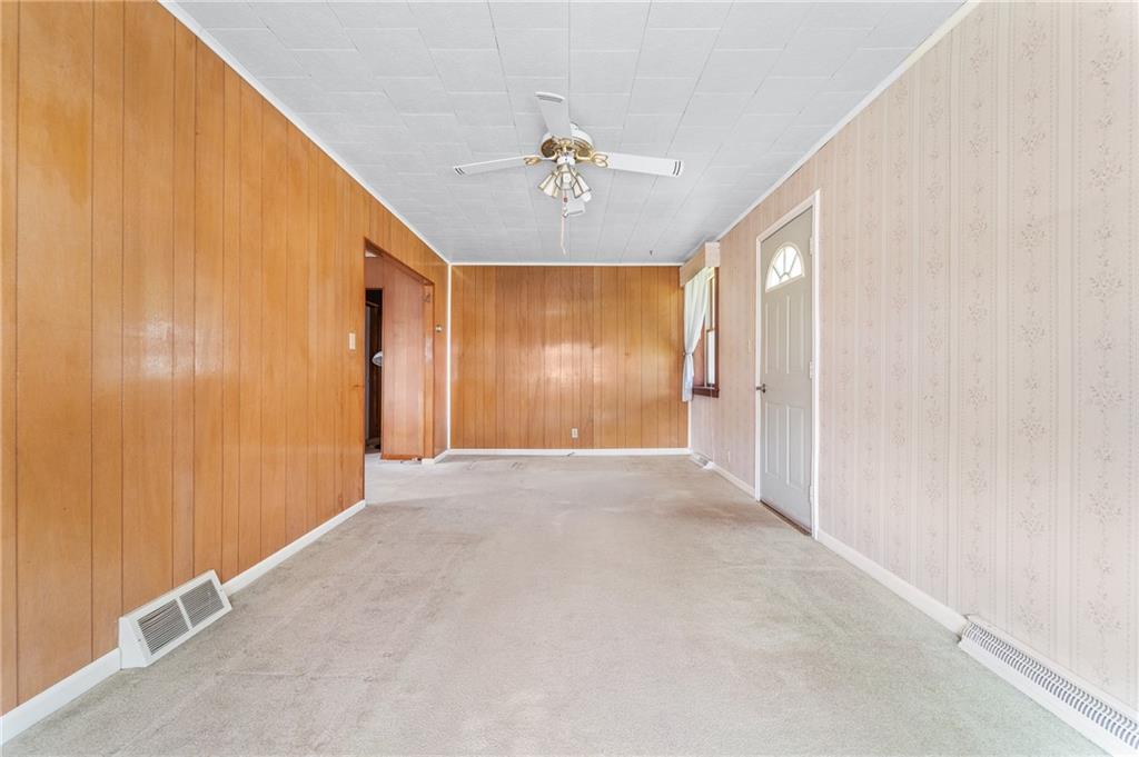 7 A Street Clarksville, PA 15322 - Photo 5 of 27 a view of a livingroom with a chandelier fan