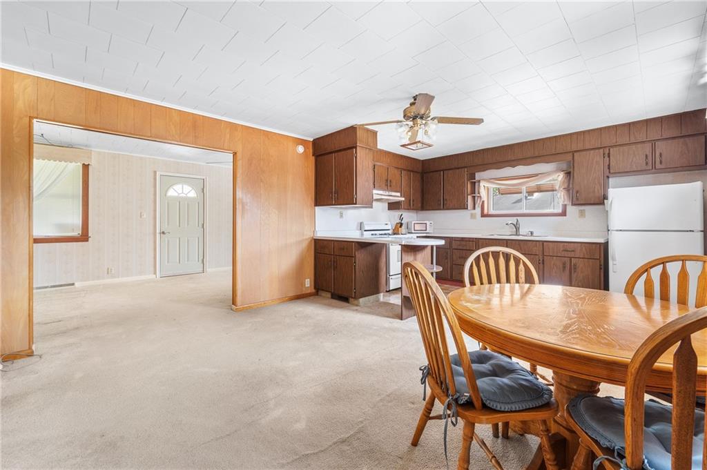 7 A Street Clarksville, PA 15322 - Photo 10 of 27 a view of a dining room with furniture and chandelier
