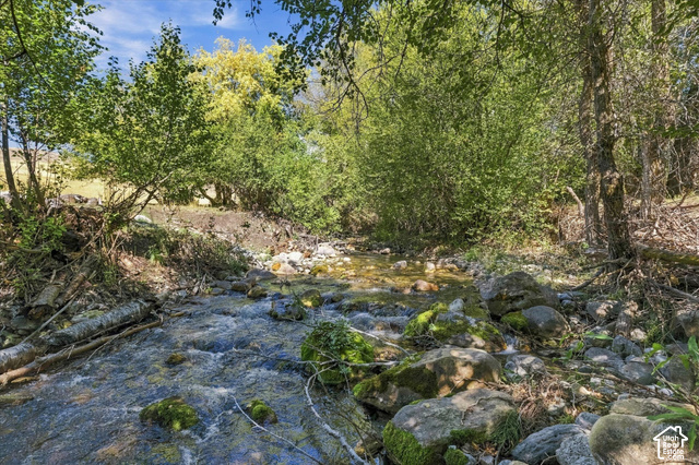 2855 East Canyon Road Richmond, UT 84333 - Photo 17 of 17 Natural stream with a rocky bed, surrounded by lush green foliage and mature trees
