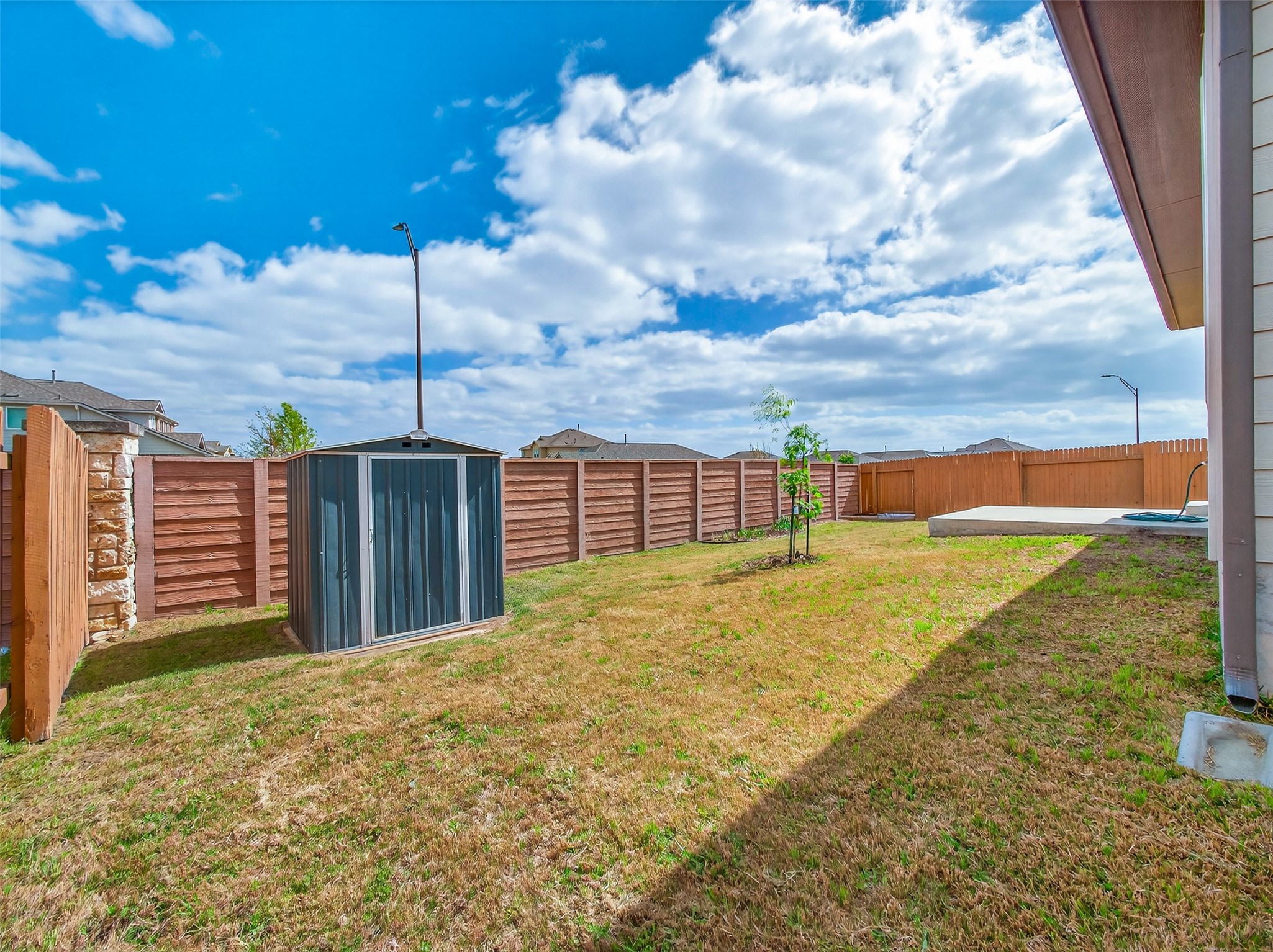 521 Rearing Mare Pass Georgetown, TX 78626 - Photo 31 of 39 a view of a backyard