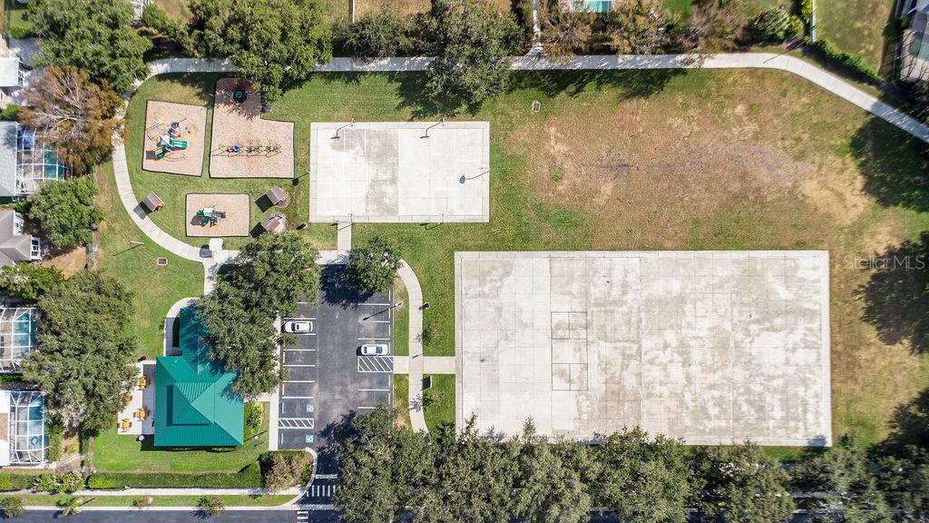 10641 Firebrick Court Trinity, FL 34655 - Photo 41 of 47 an aerial view of a house with a lake view