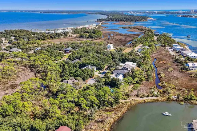a view of city and ocean