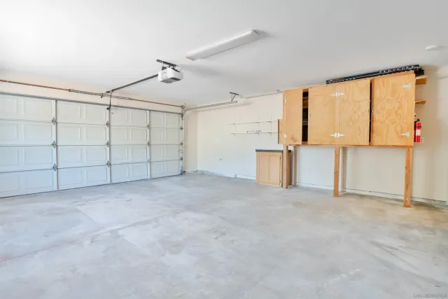 a view of a pathway with a patio