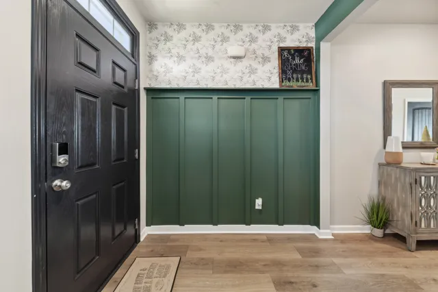 a view of a entryway door of the house
