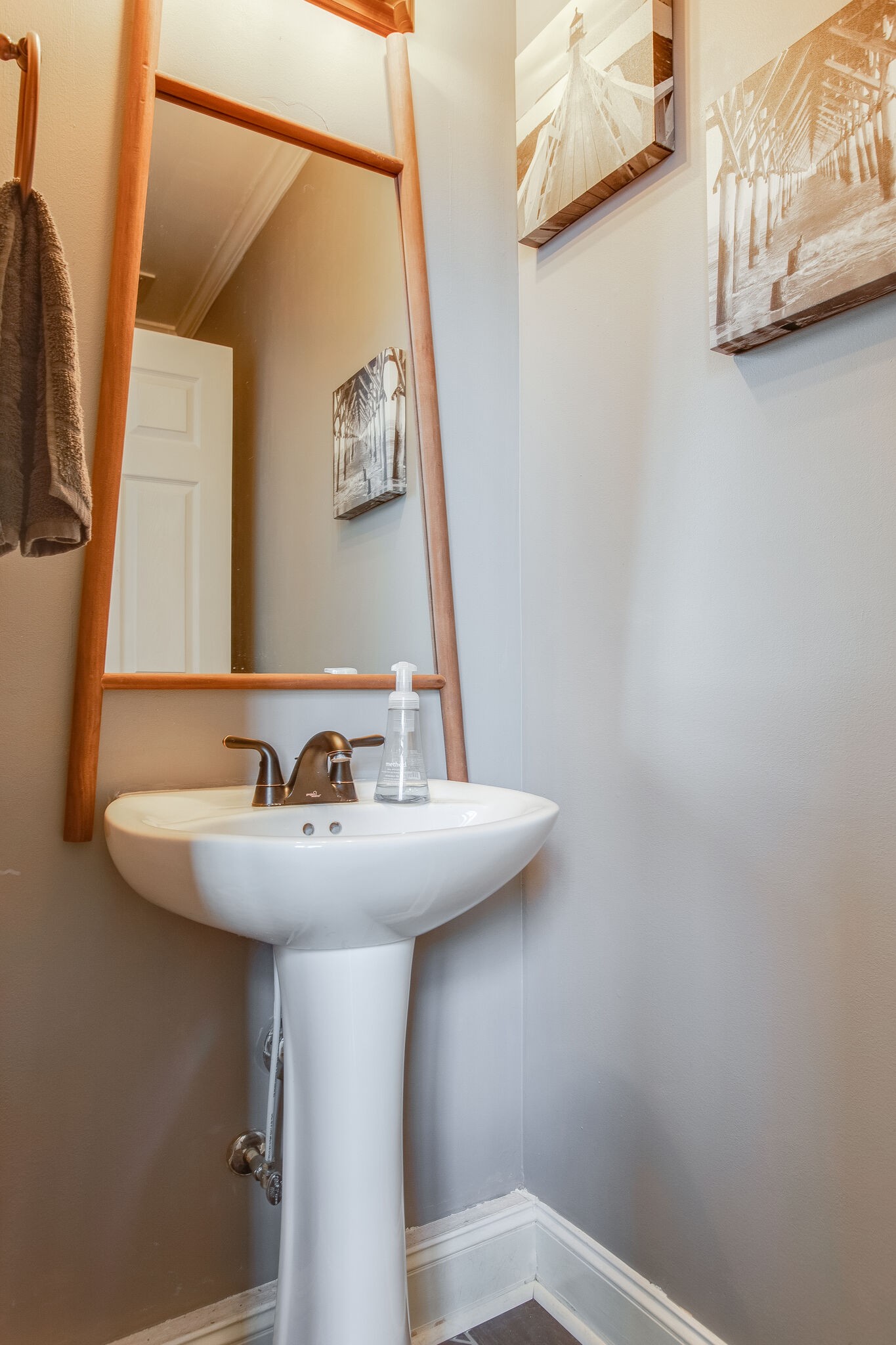 2010 Birch Lane Spring Hill, TN 37174 - Photo 19 of 25 a bathroom with a sink and a mirror