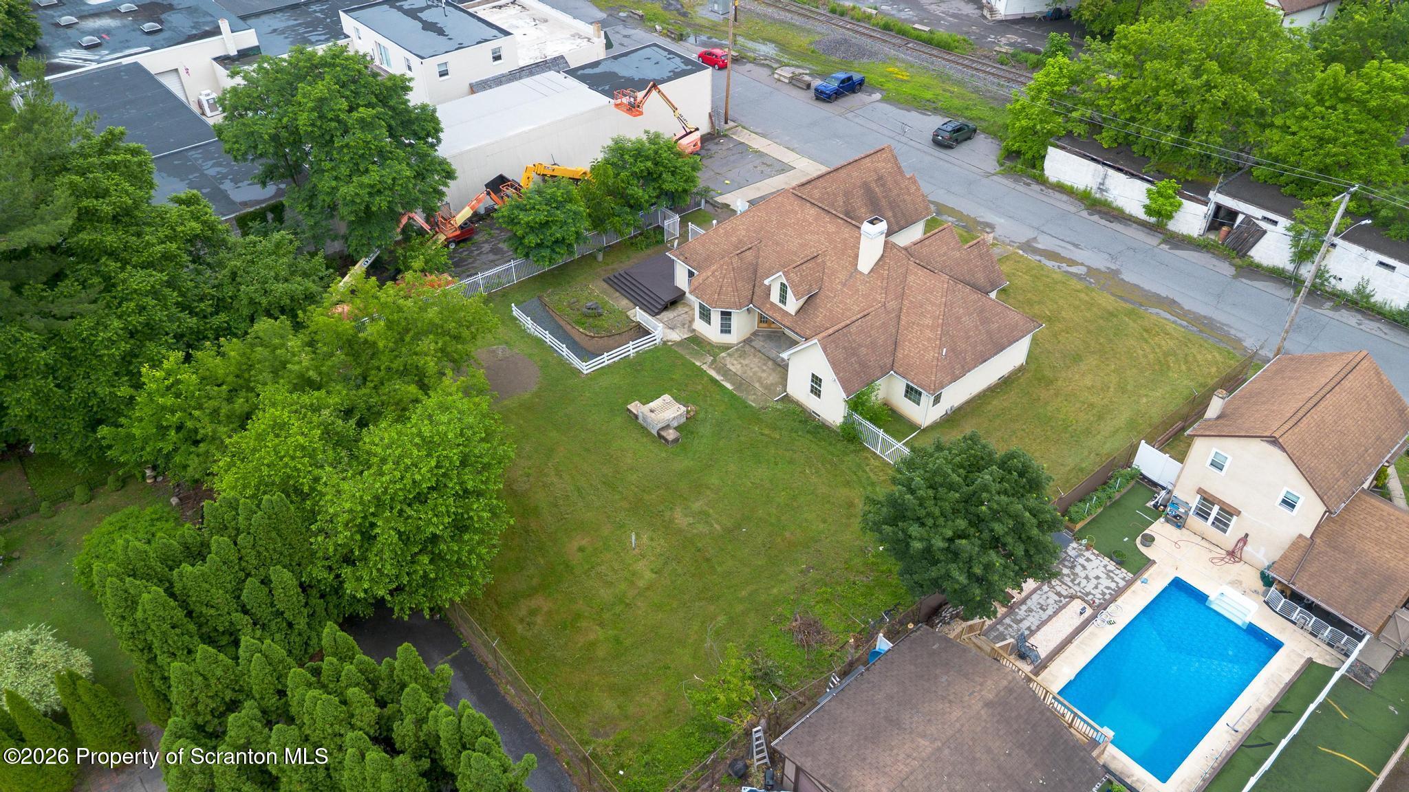 116 Forge Street Old Forge, PA 18518 - Photo 48 of 49 an aerial view of a house