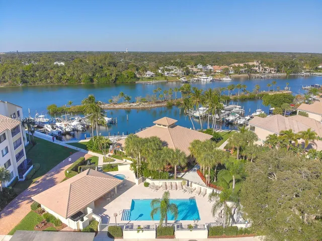 a view of a city with an ocean