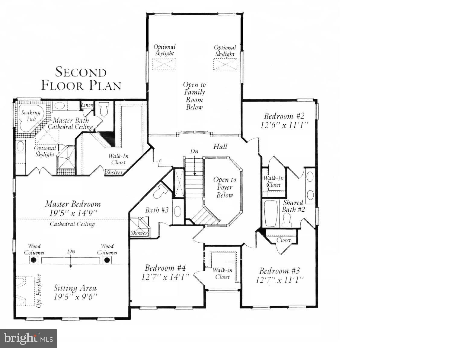 6254 Rolling Spring Court Springfield, VA 22152 - Photo 28 of 29 VanMetre's Fitzgerald Upper Level Floor Plan