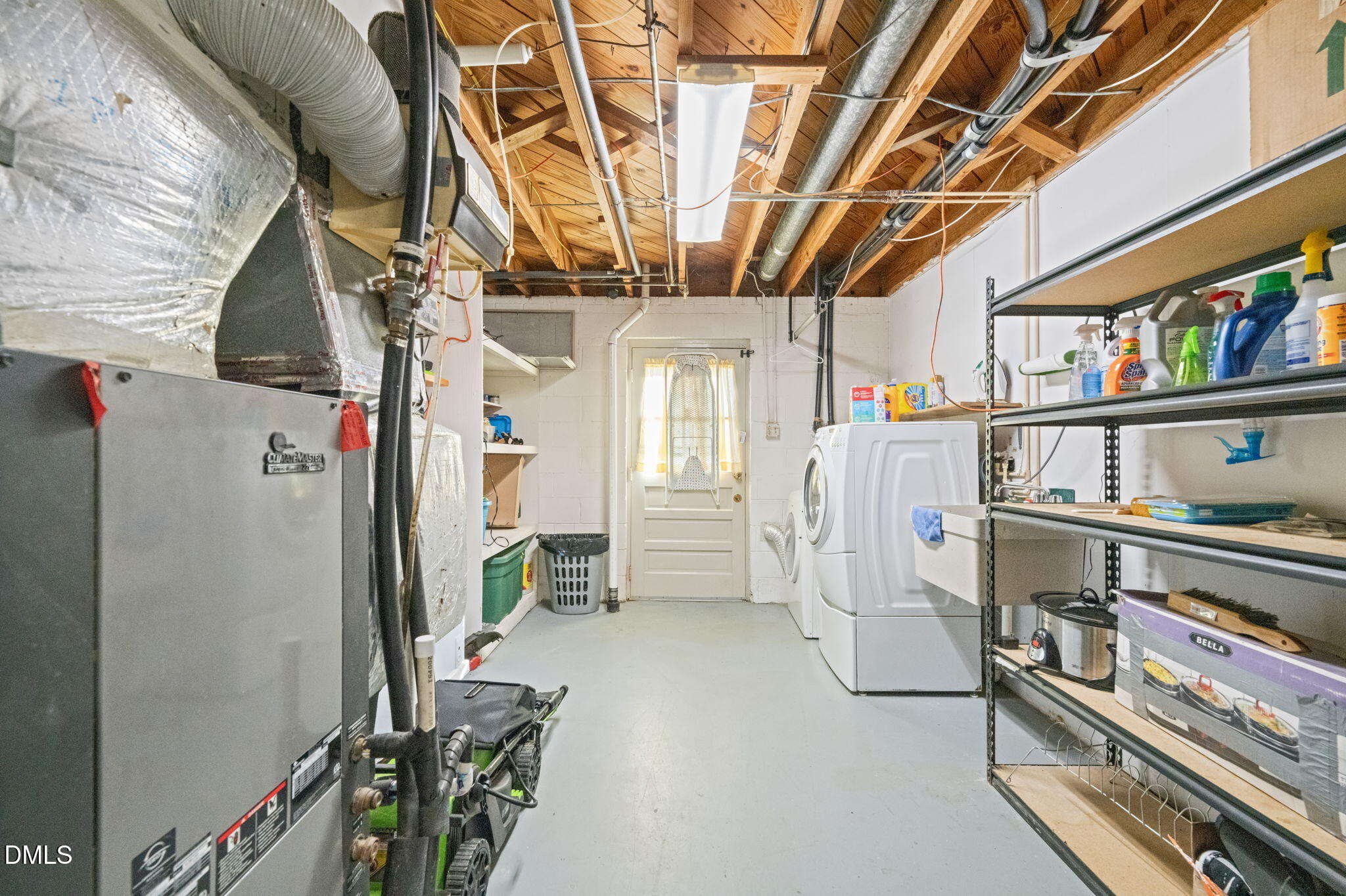 2802 Glover Road Durham, NC 27703 - Photo 28 of 44 a view of storage and utility room