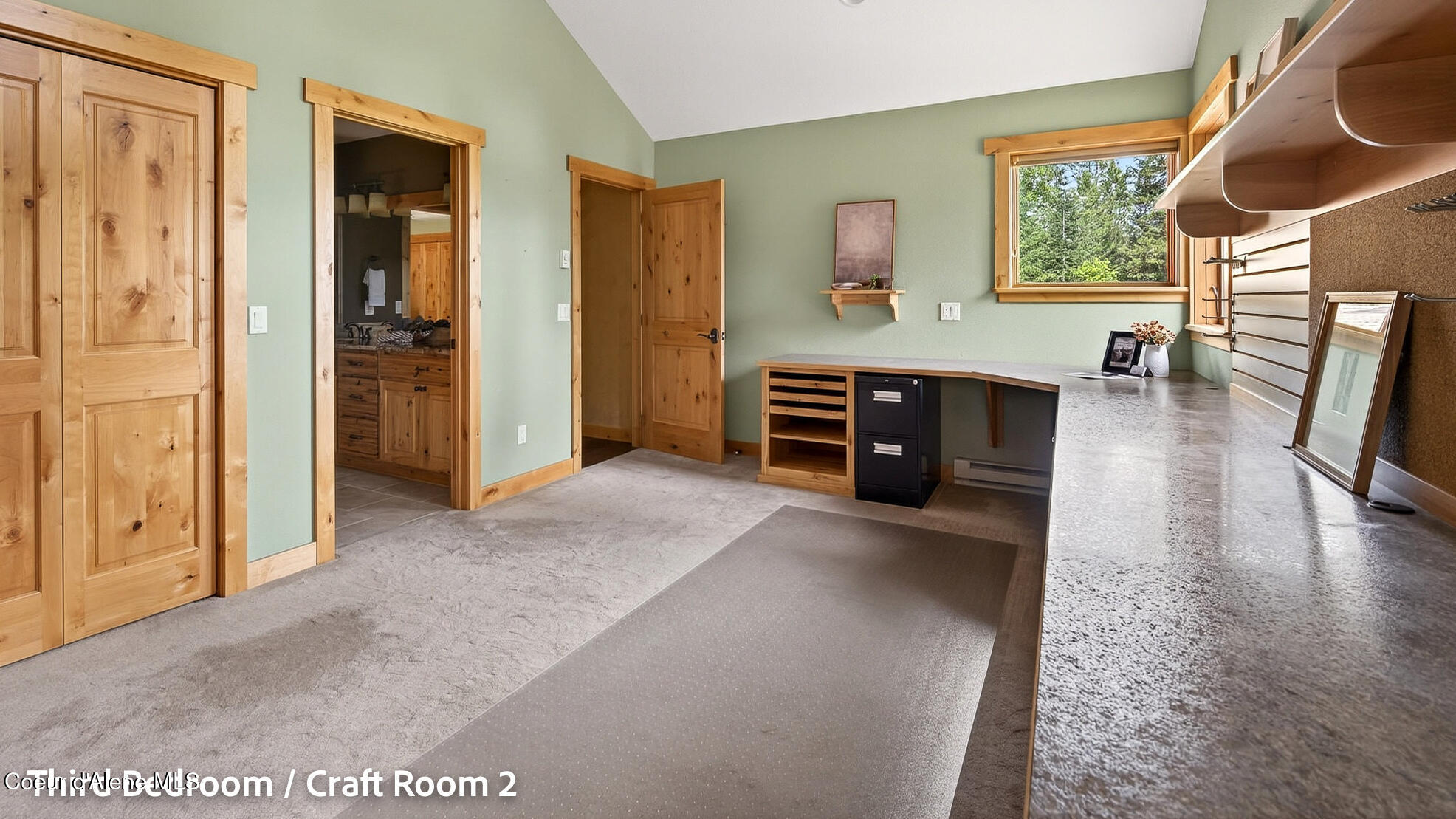 956 Carr Creek Road Sandpoint, ID 83864 - Photo 22 of 30 18 Third Bedroom Craft Room 2