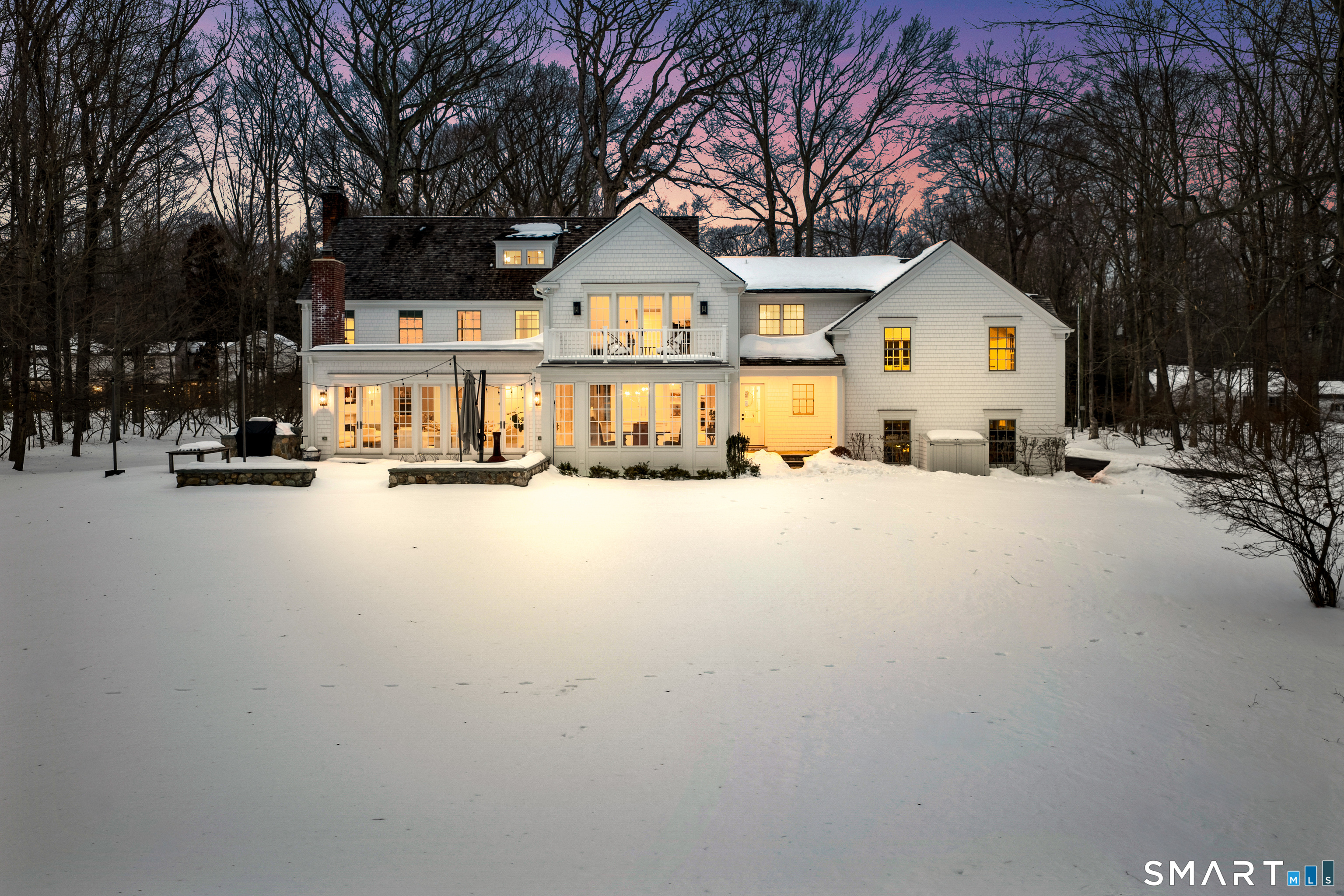 15 Marianne Road Darien, CT 06820 - Photo 3 of 36 a view of large house with a big yard and large trees