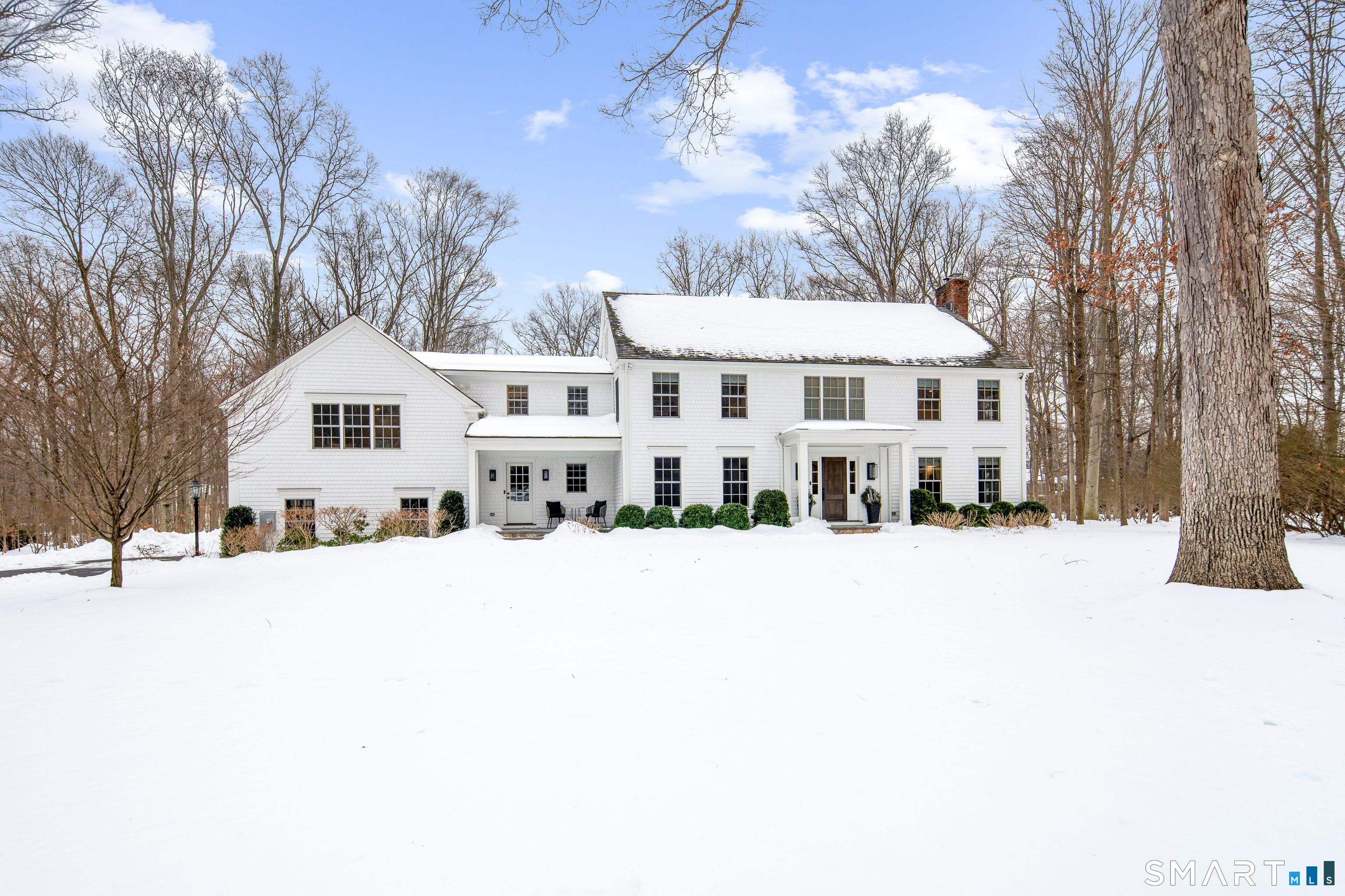 15 Marianne Road Darien, CT 06820 - Photo 33 of 36 a front view of a house with a yard