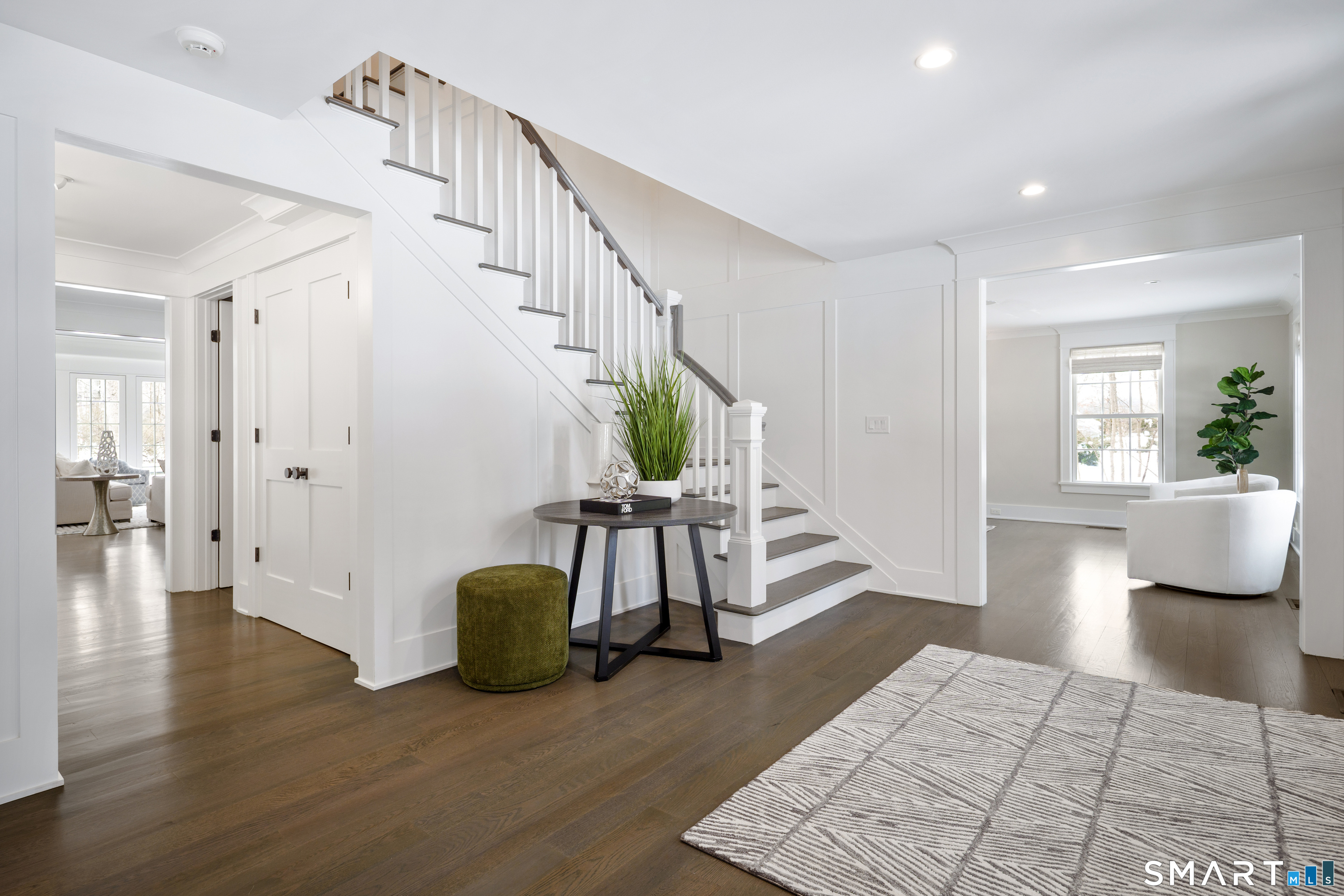 15 Marianne Road Darien, CT 06820 - Photo 4 of 36 a view of entryway and hall with wooden floor