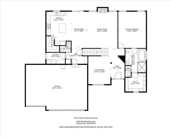 $524,990 | 5700 Northwest 92nd Terrace, Kansas City, MO 64154