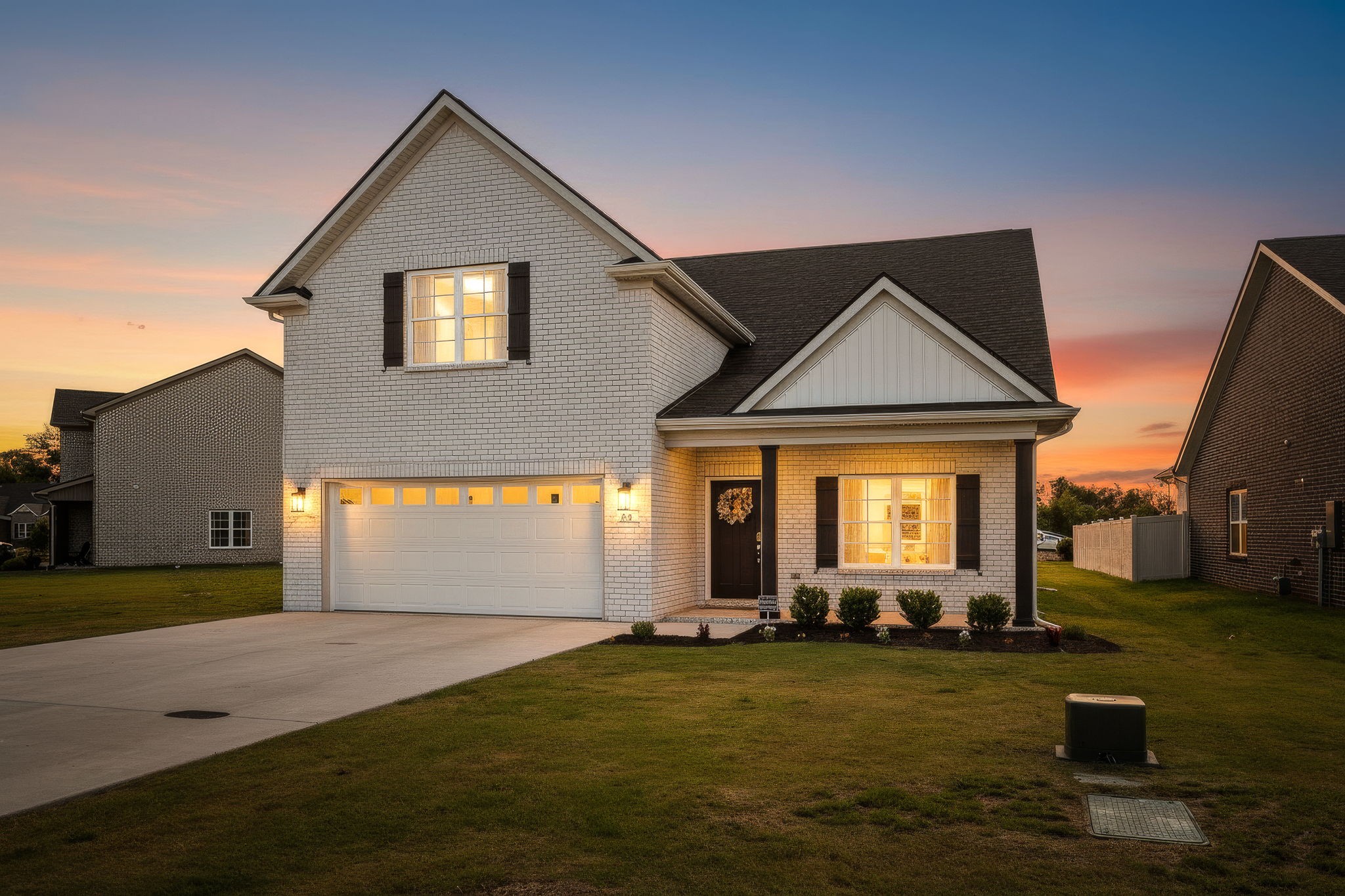 64 North Fork Branch Road Tullahoma, TN 37388 - Photo 1 of 49 a front view of a house with a garden and yard