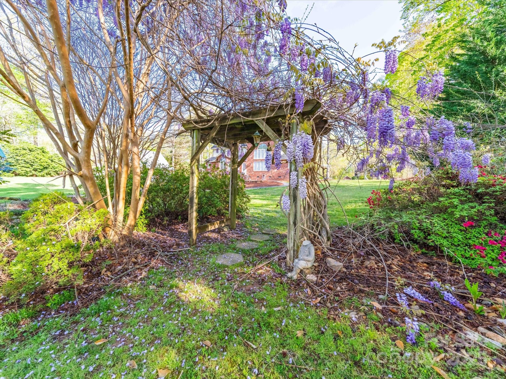 106 Berea Baptist Church Road Stanfield, NC 28163 - Photo 46 of 48 a view of a backyard with tree