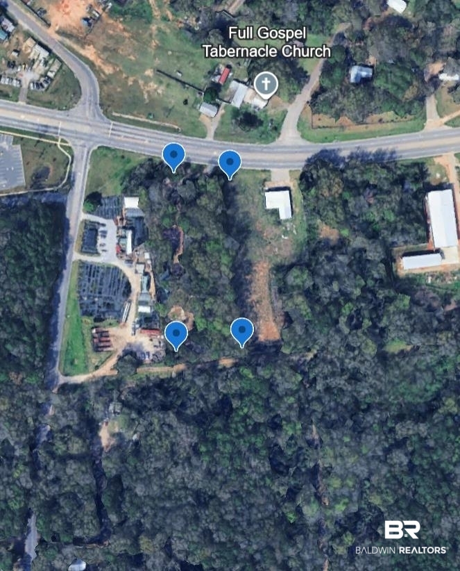 7623 Old Shell Road Mobile, AL 36608 - Photo 5 of 12 Aerial view of property's location