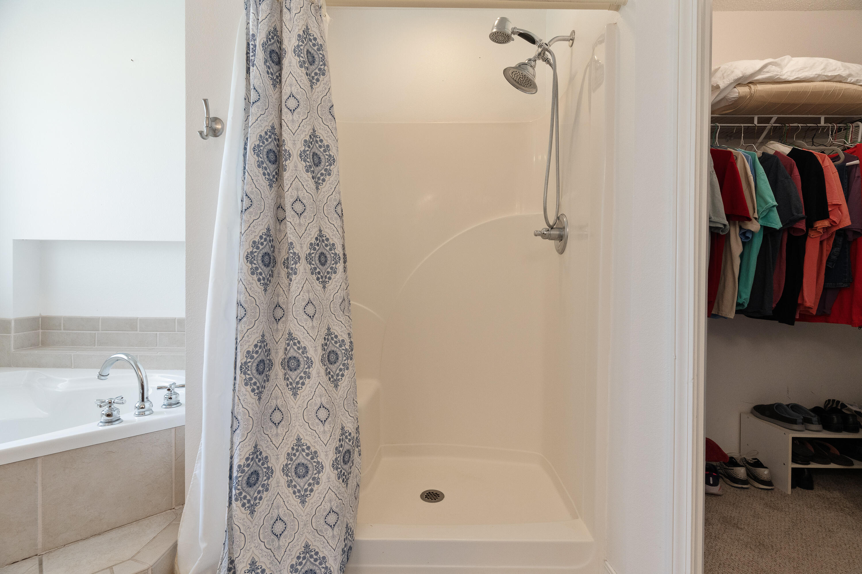 6100 Buckward Road Baker, FL 32531 - Photo 50 of 55 a bathroom with a bathtub and a shower