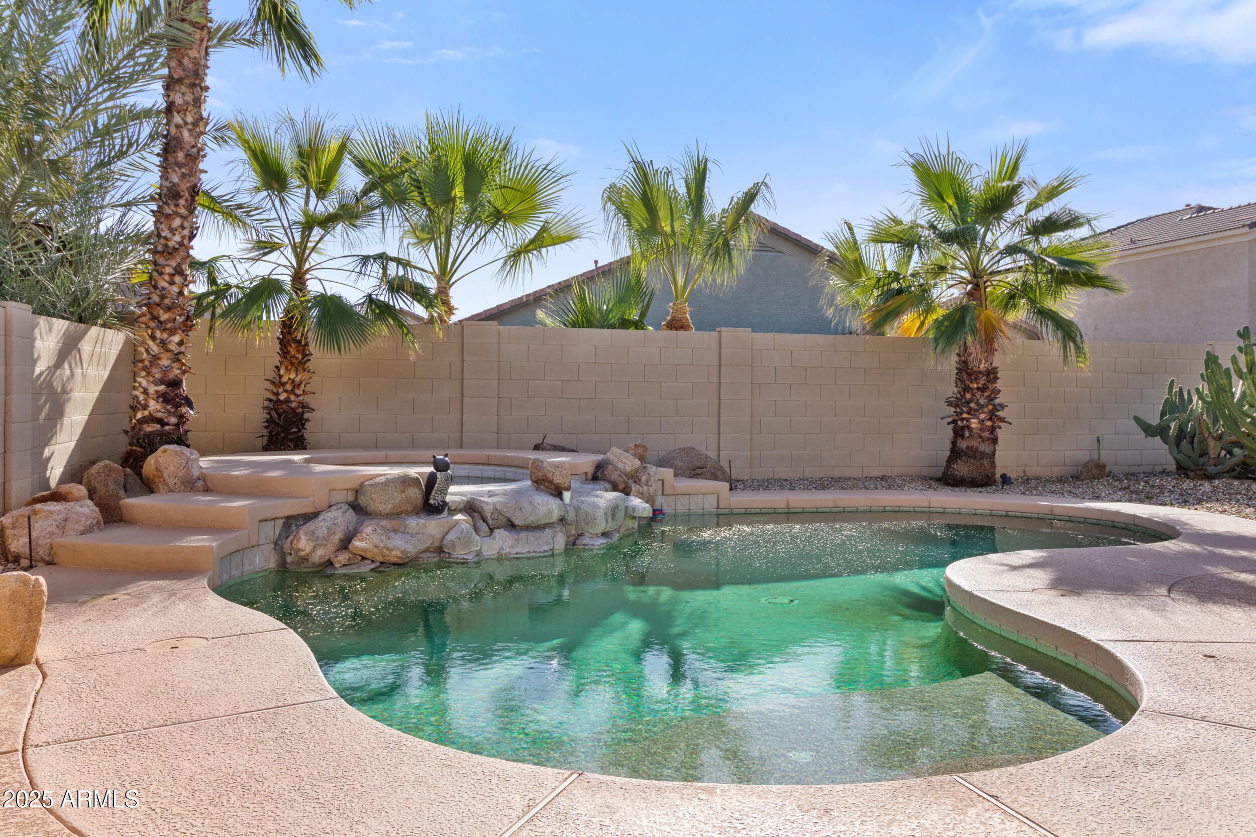 16329 West Rimrock Street Surprise, AZ 85388 - Photo 29 of 31 a view of a swimming pool with a patio