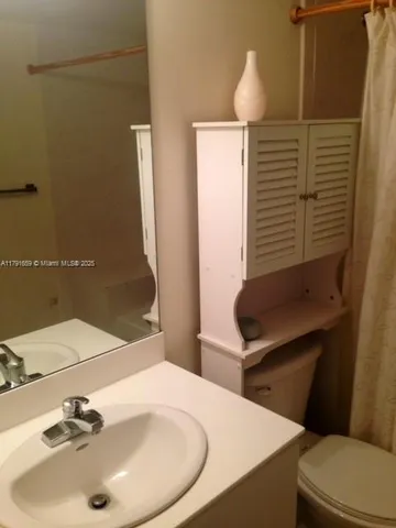 a bathroom with a sink and a toilet
