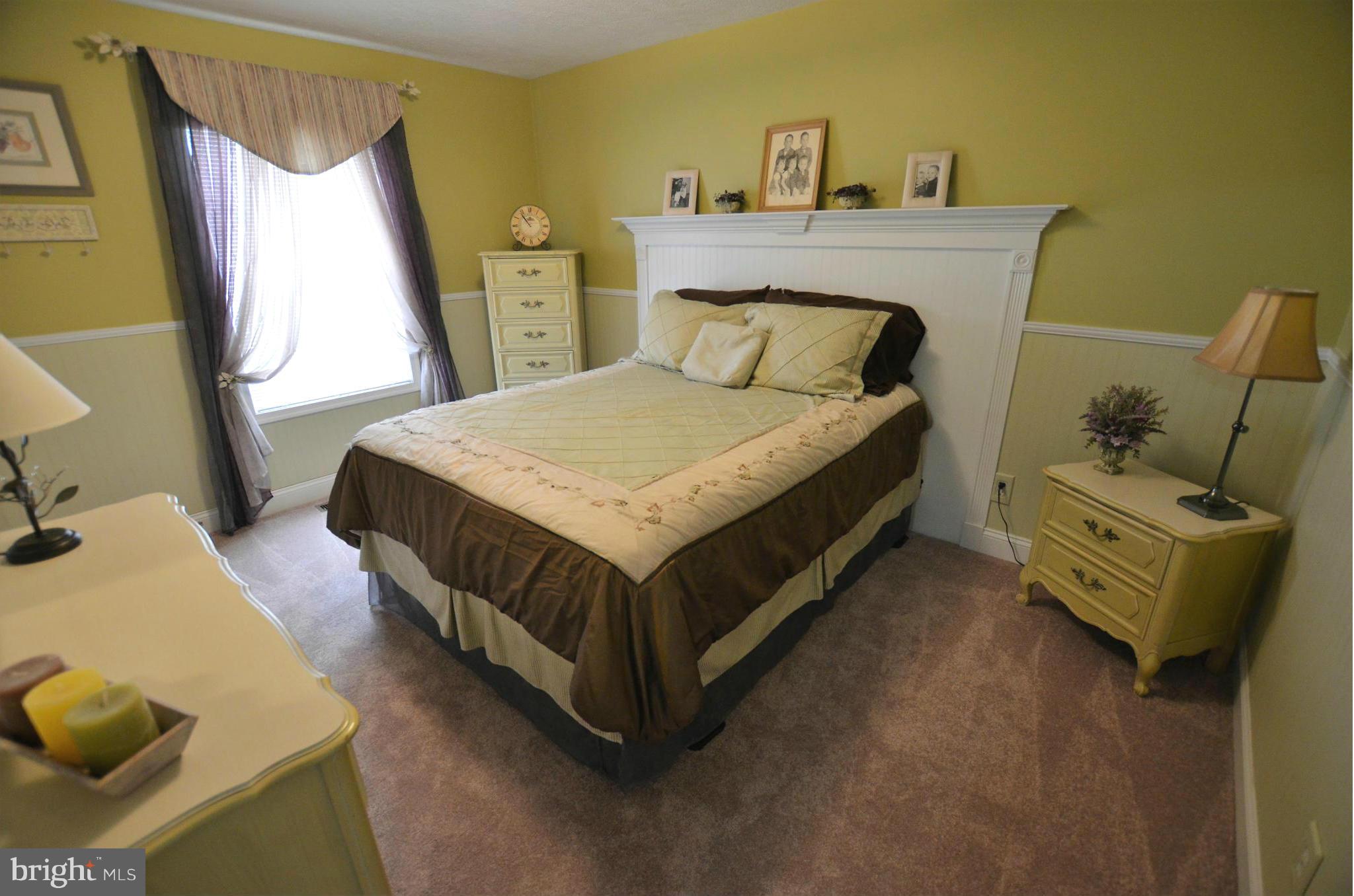 7805 Locust Wood Road Severn, MD 21144 - Photo 14 of 29 BR#2 shown w/ Queen bed; custom mantle headboard!
