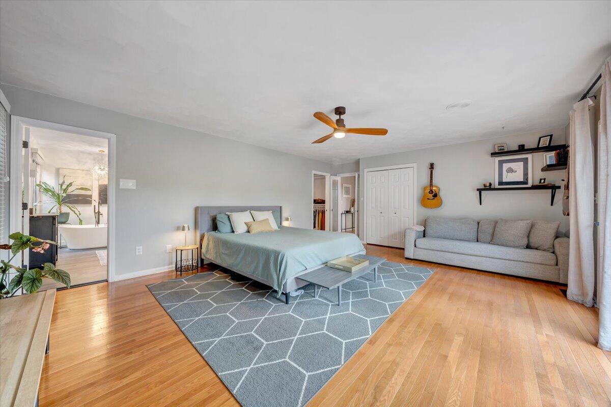6925 Shaver Road Roanoke, VA 24018 - Photo 41 of 94 a bedroom with a bed and a couch