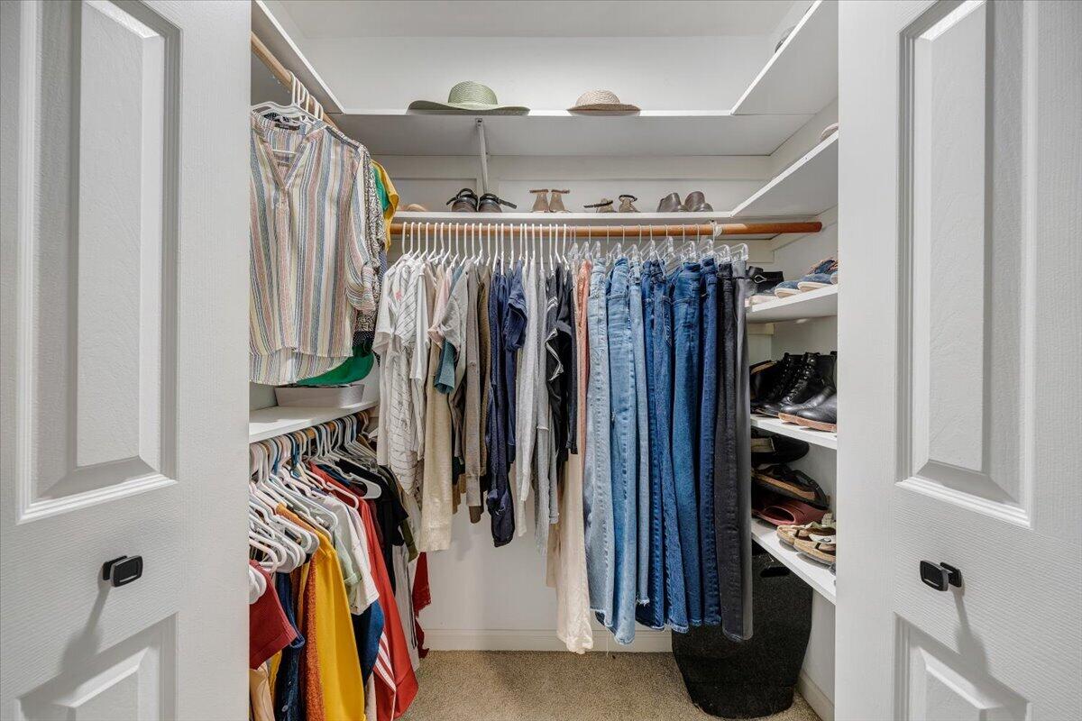 6925 Shaver Road Roanoke, VA 24018 - Photo 53 of 94 a view of walk in closet with clothes and shoes
