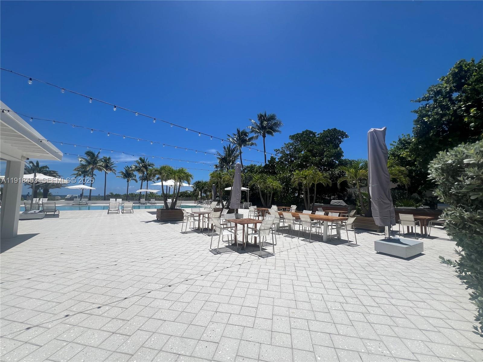 605 Ocean Drive, Unit 2L Key Biscayne, FL 33149 - Photo 31 of 46 GREAT POOL DECK GREAT FOR ENTERTAINMENT