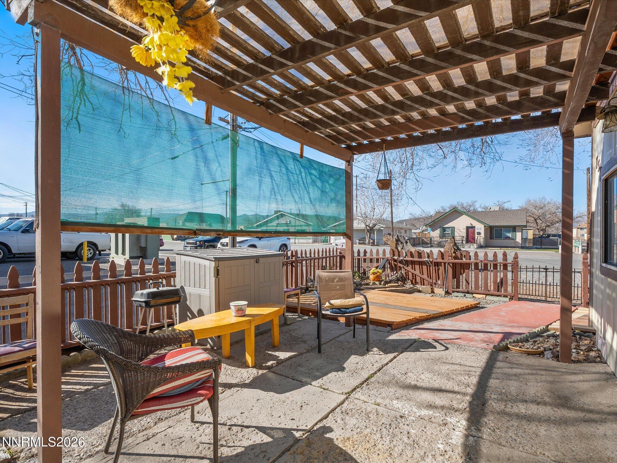 75 South Center Street, Unit A B Fernley, NV 89408 - Photo 11 of 41 a view of a chairs and tables in the patio