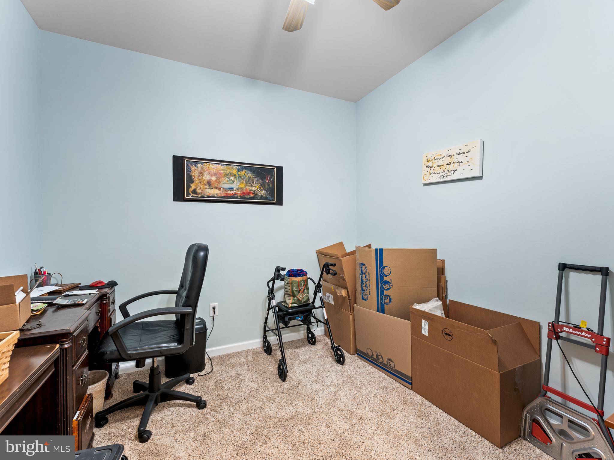 522 Creekside Drive Brookhaven, PA 19015 - Photo 17 of 28 a view of a workspace with furniture and a air conditioner vent