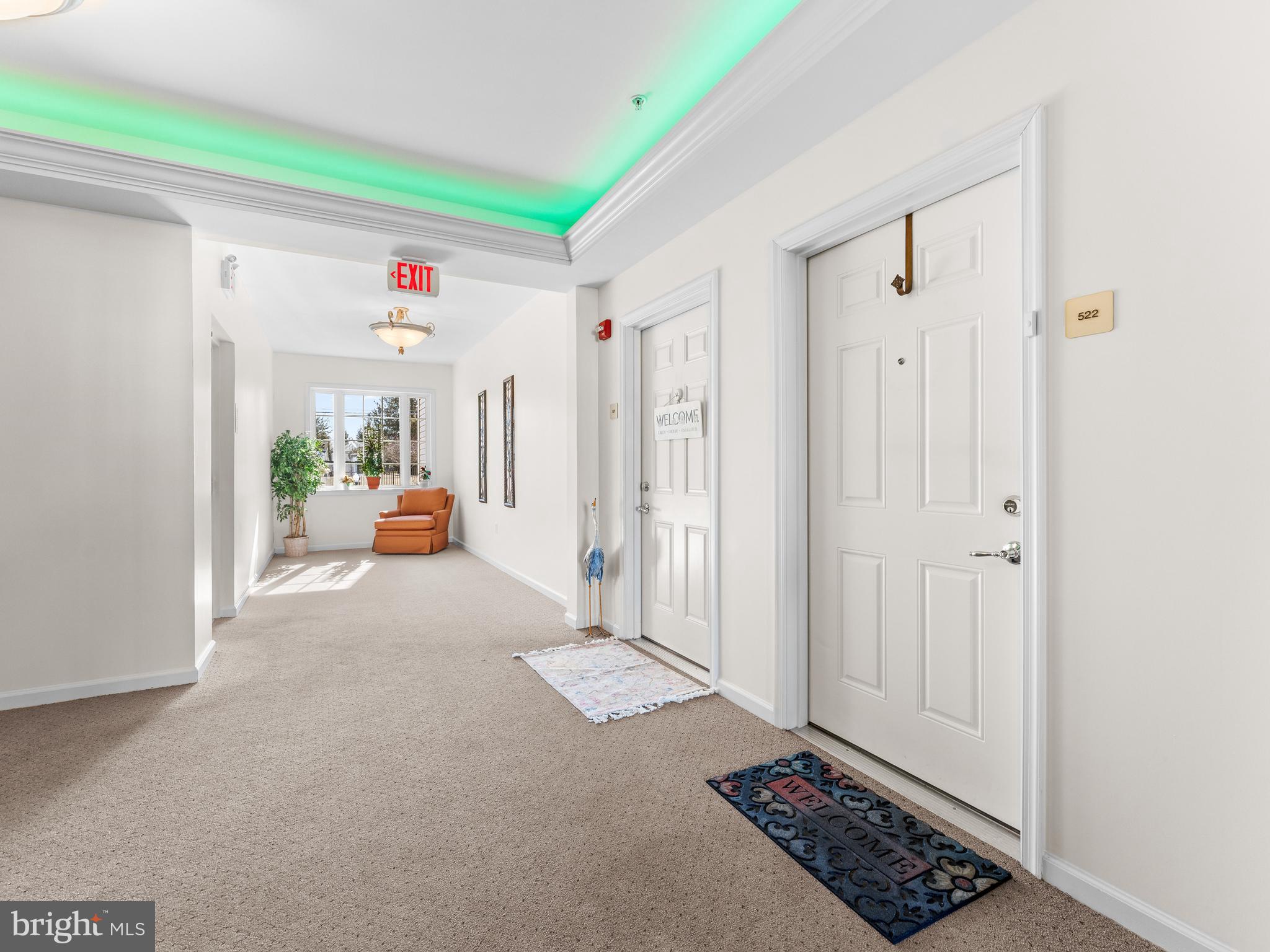 522 Creekside Drive Brookhaven, PA 19015 - Photo 23 of 28 a view of hallway with livingroom and furniture