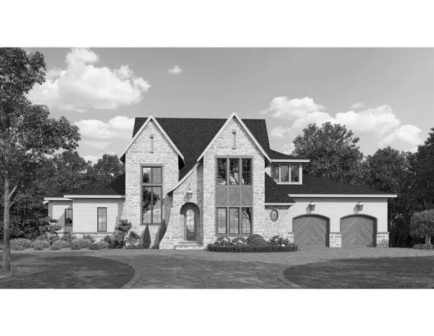 a view of house with a yard
