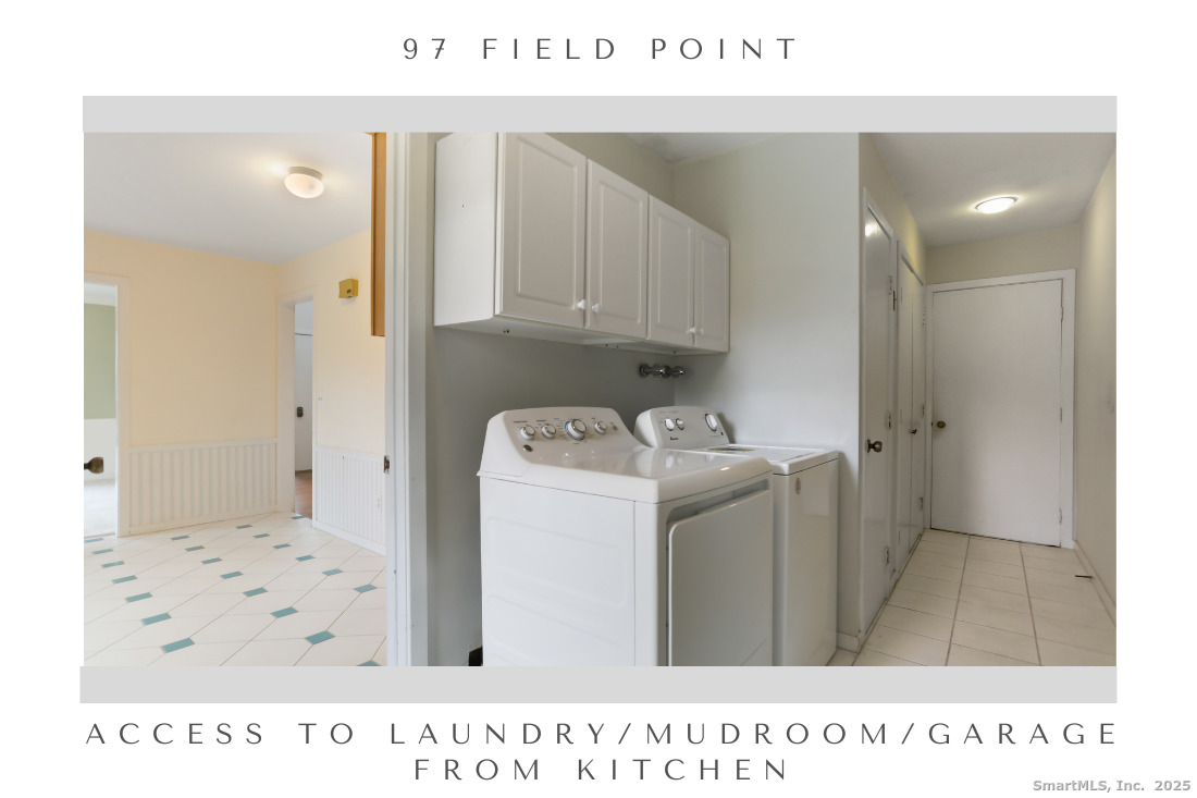 97 Field Point Drive, Unit 97 Fairfield, CT 06824 - Photo 18 of 40 a kitchen with cabinets and a refrigerator