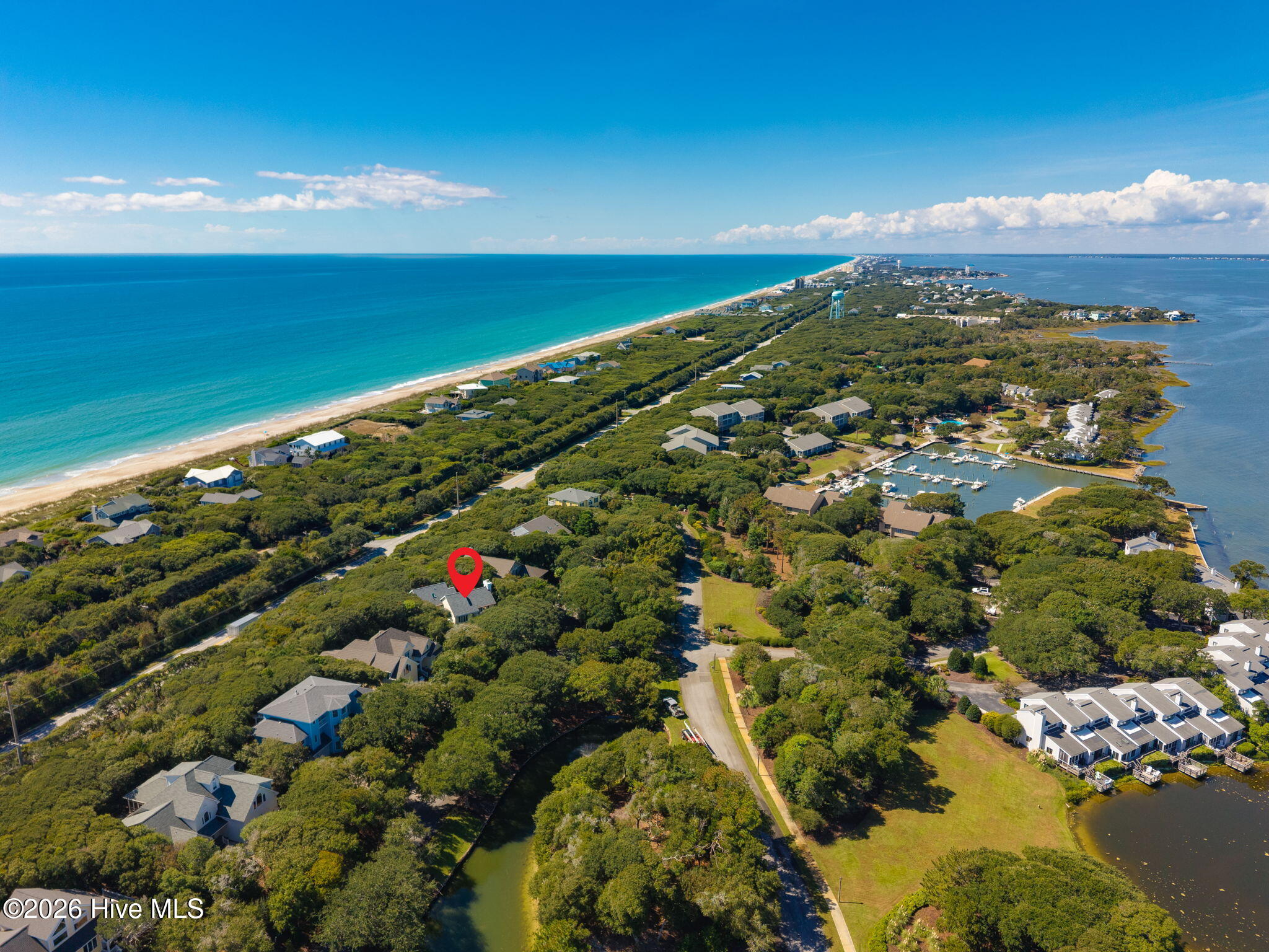 579 Coral Ridge Road Pine Knoll Shores, NC 28512 - Photo 4 of 67 Aerial View Close Proximity to the Water