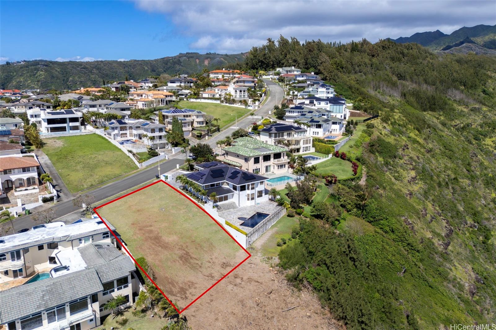 911 Ikena Circle Honolulu, HI 96821 - Photo 3 of 10 an aerial view of residential houses with outdoor space