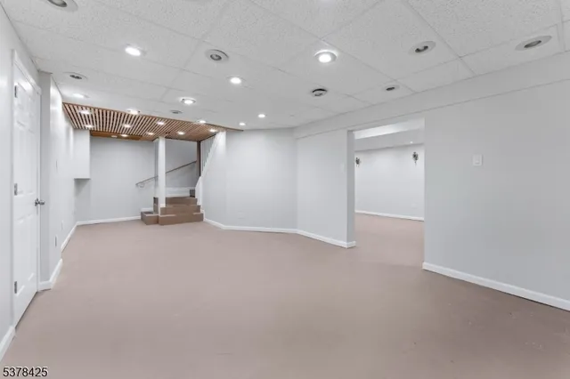 a view of balcony with seating space