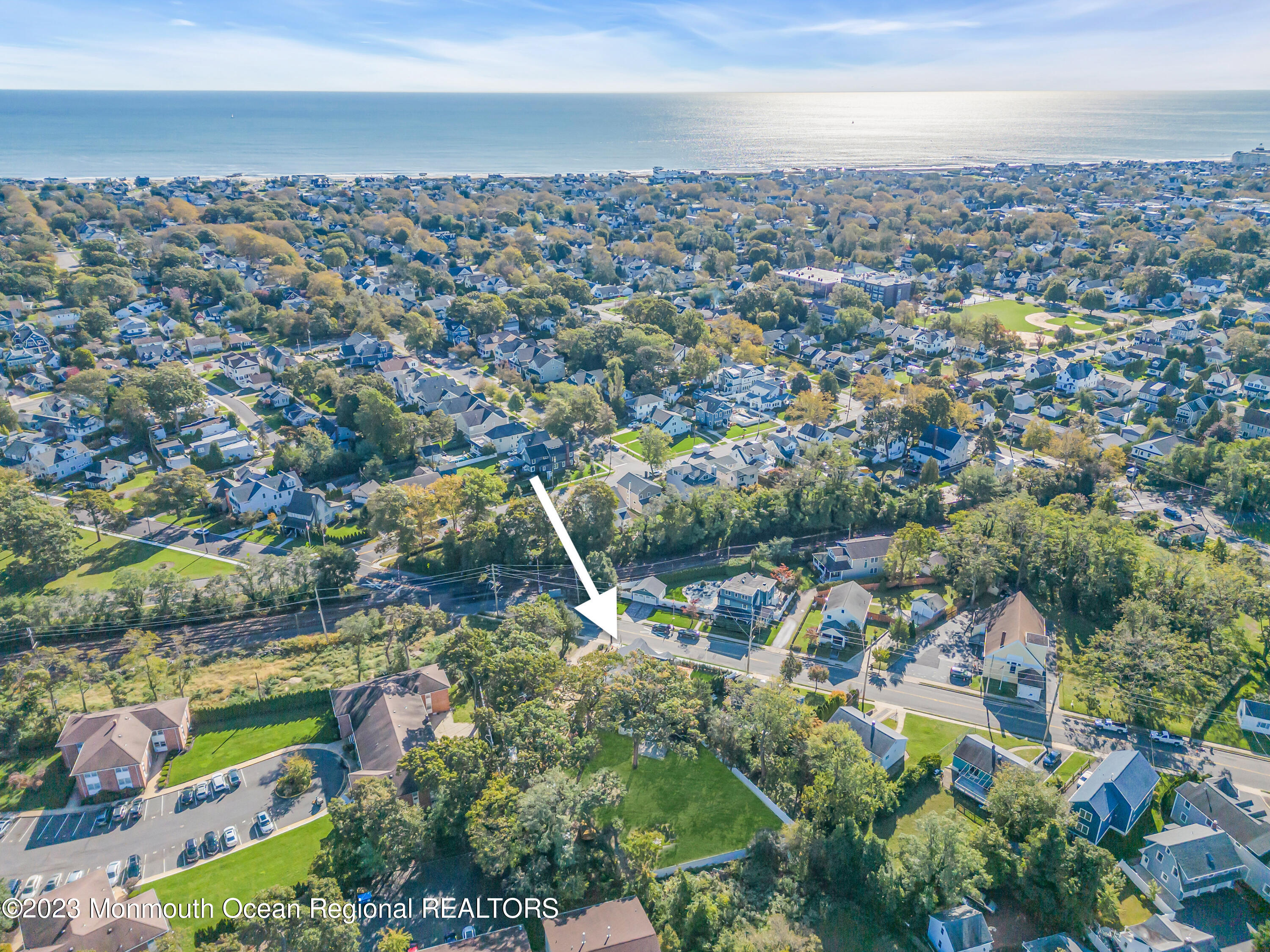 556 Church Street Spring Lake Heights, NJ 07762 - Photo 83 of 85 an aerial view of residential building with green space