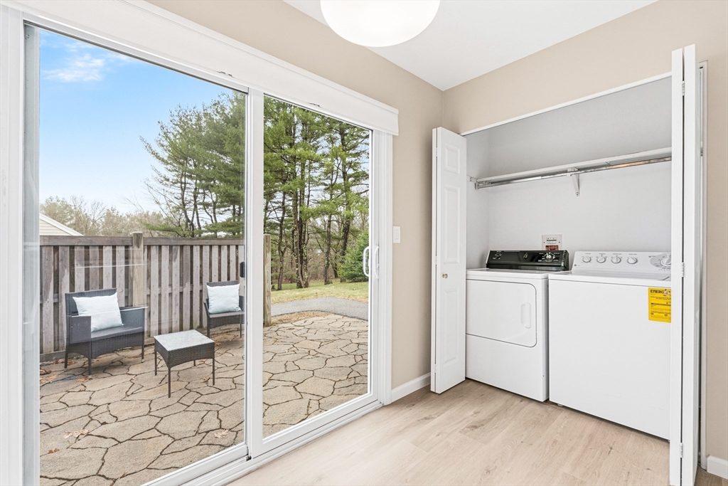 4 Drummer Boy Way, Unit 4 Lexington, MA 02420 - Photo 16 of 37 workspace with wooden floor and glass door