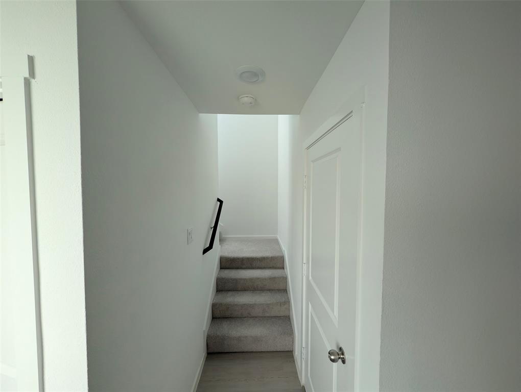 802 Sandhill Crane Lane Princeton, TX 75407 - Photo 3 of 18 a view of staircase with white walls and white door