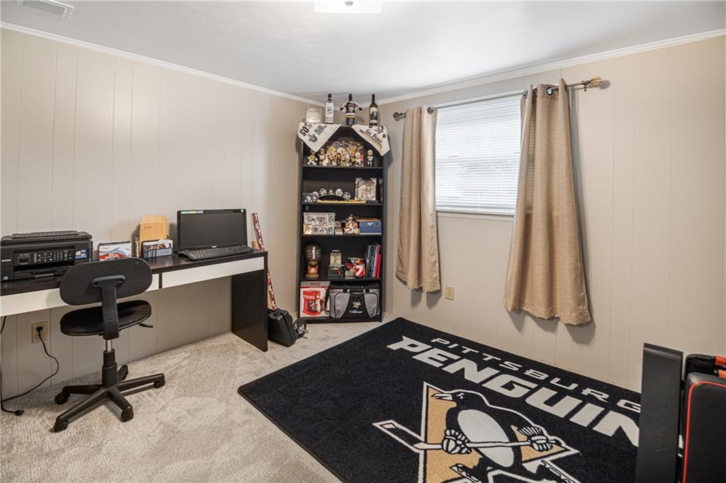 7 Josephine Street Slovan, PA 15078 - Photo 18 of 26 a view of a workspace with furniture and a window