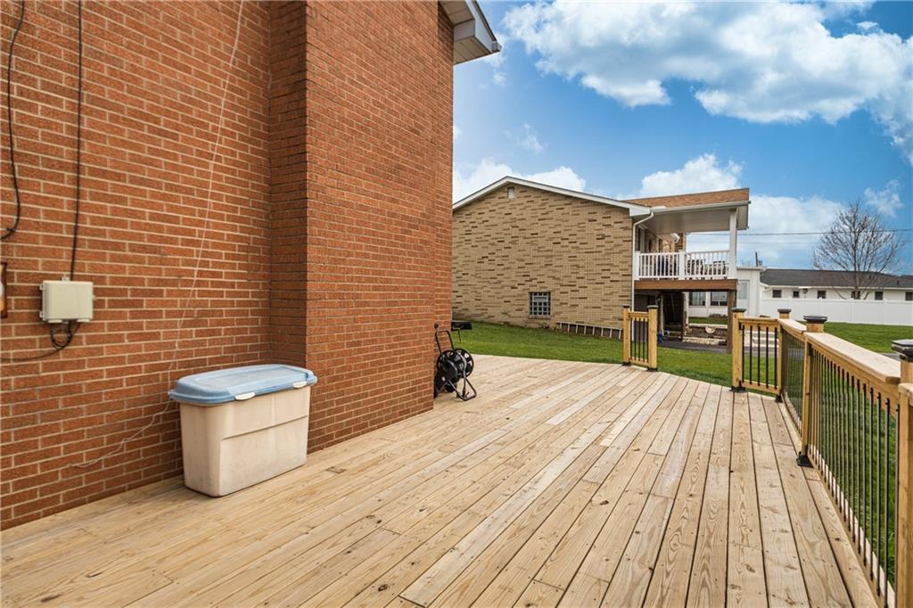 7 Josephine Street Slovan, PA 15078 - Photo 24 of 26 a view of a terrace with wooden floor