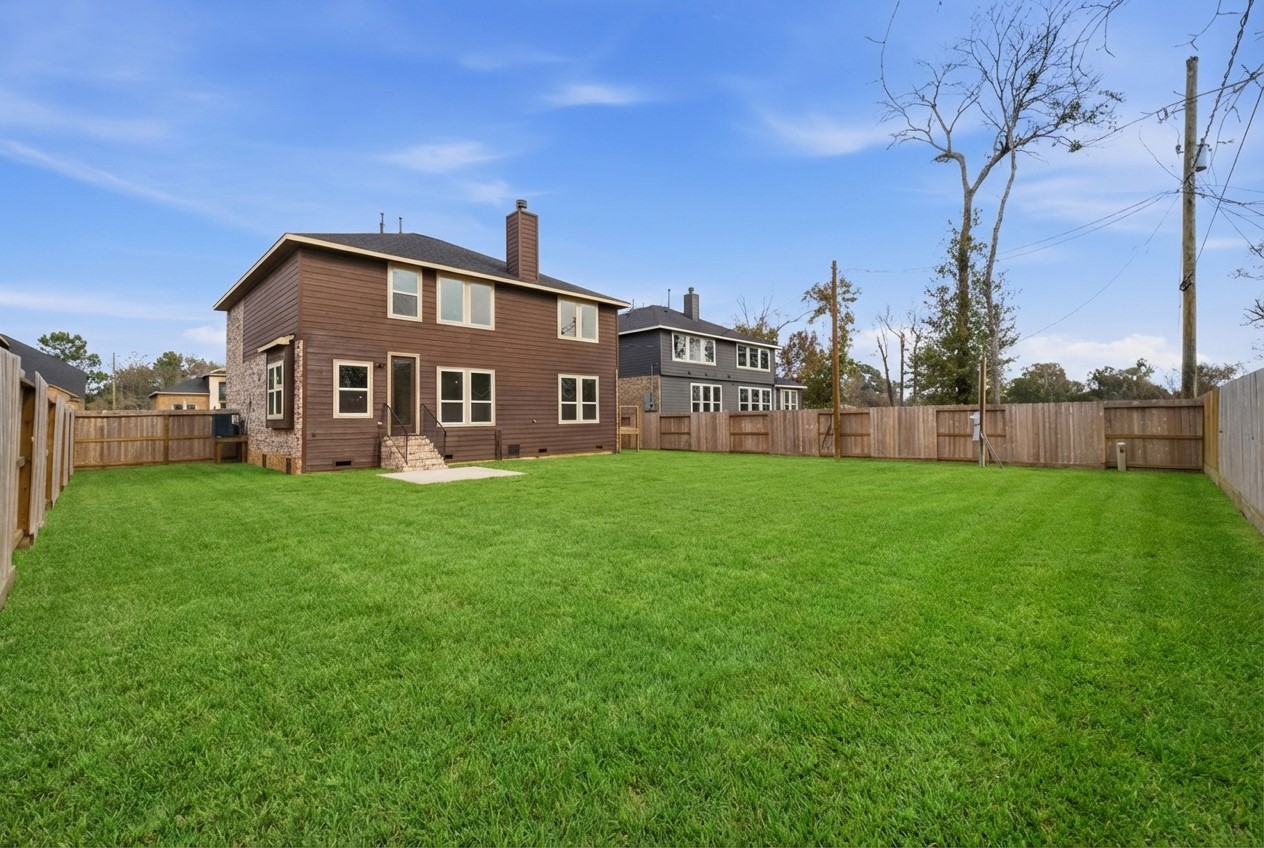 16507 Boston Post Road Cypress, TX 77429 - Photo 36 of 39 An alternate view highlights the spacious backyard.