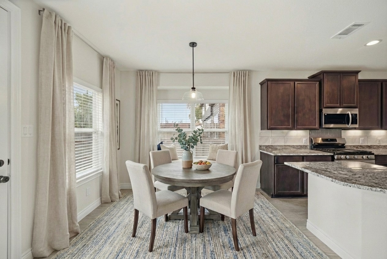 16507 Boston Post Road Cypress, TX 77429 - Photo 10 of 39 Virtually staged to showcase the full potential of the breakfast room.
