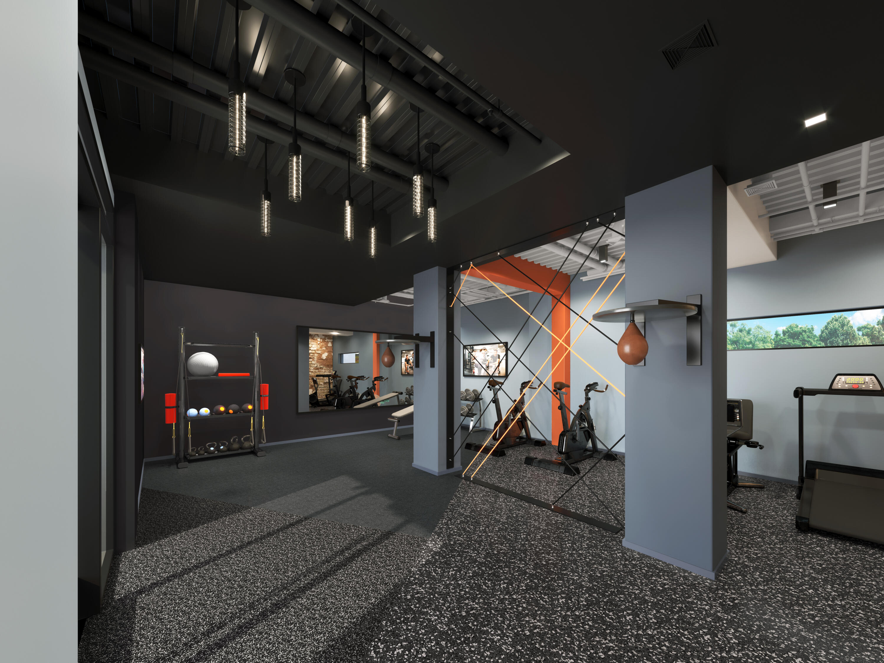 75 Chestnut Street, Unit 202 Portland, ME 04101 - Photo 16 of 35 Fitness Area Rendering