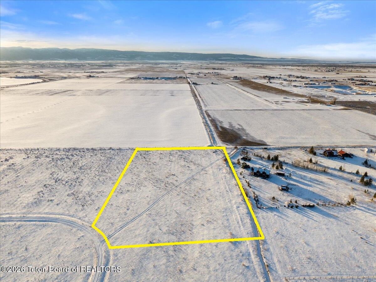 443 Treasure Mountain Loop Driggs, ID 83422 - Photo 10 of 20 Aerial_Looking_W_Outline_appx