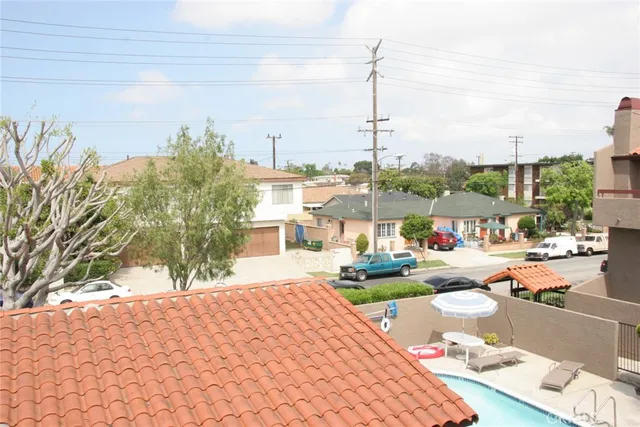 a outdoor view with a sitting space