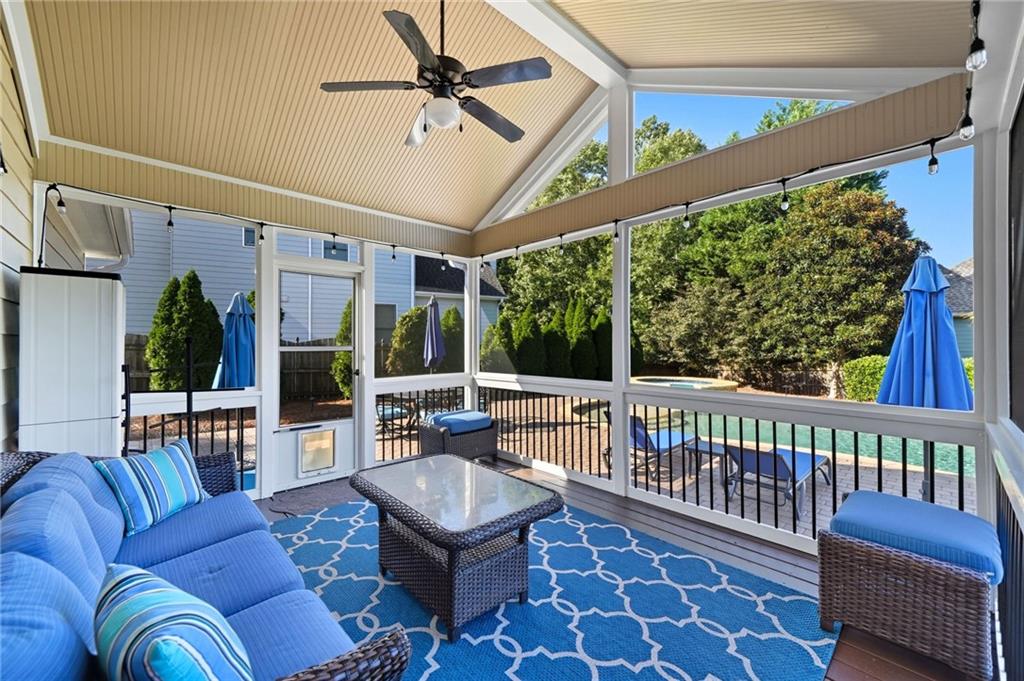619 Blackwater Ridge Canton, GA 30114 - Photo 23 of 41 a outdoor living space with furniture potted plant and a large window
