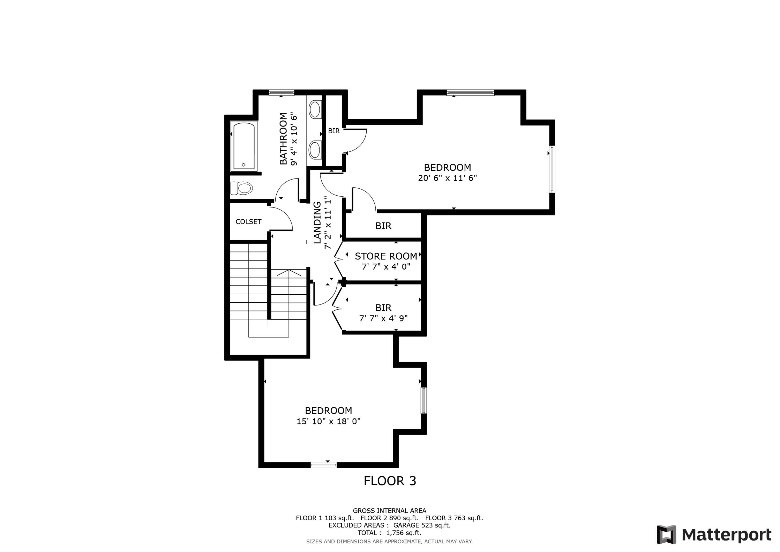 20 Springbrook Drive, Unit D Belfast, ME 04915 - Photo 3 of 4 Floor Plan - Floor 2