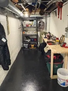 a utility room with lot of items